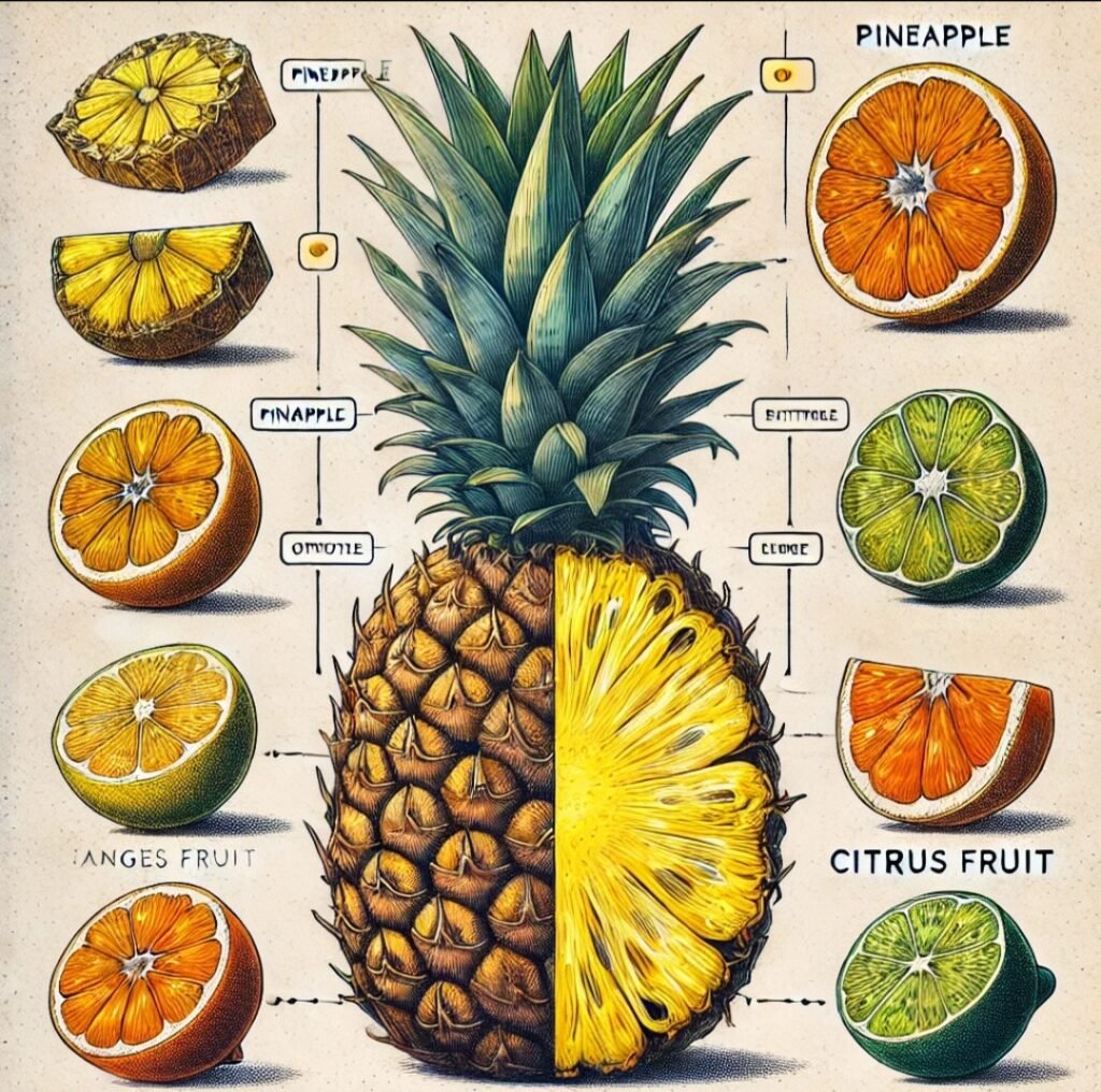 Is pineapple a citrus fruit?