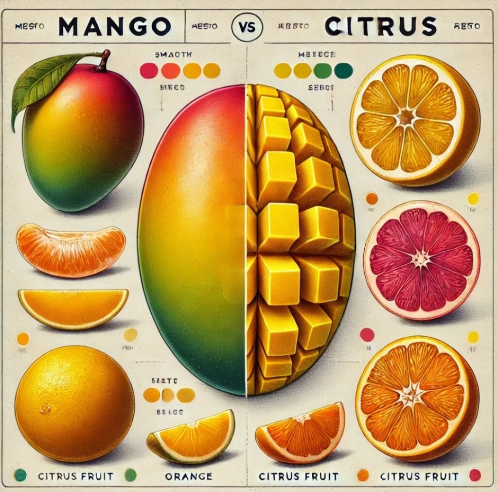 Is mango a citrus fruits?