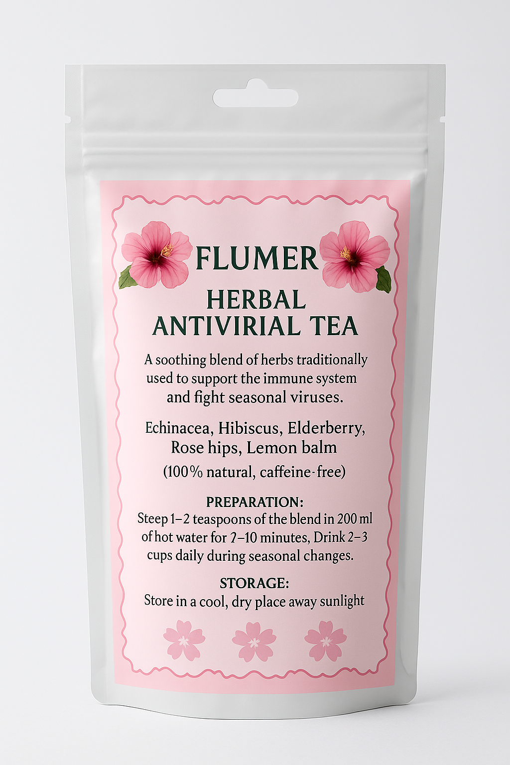 FLUMER Herbal Antiviral Tea - Herbal Supplements