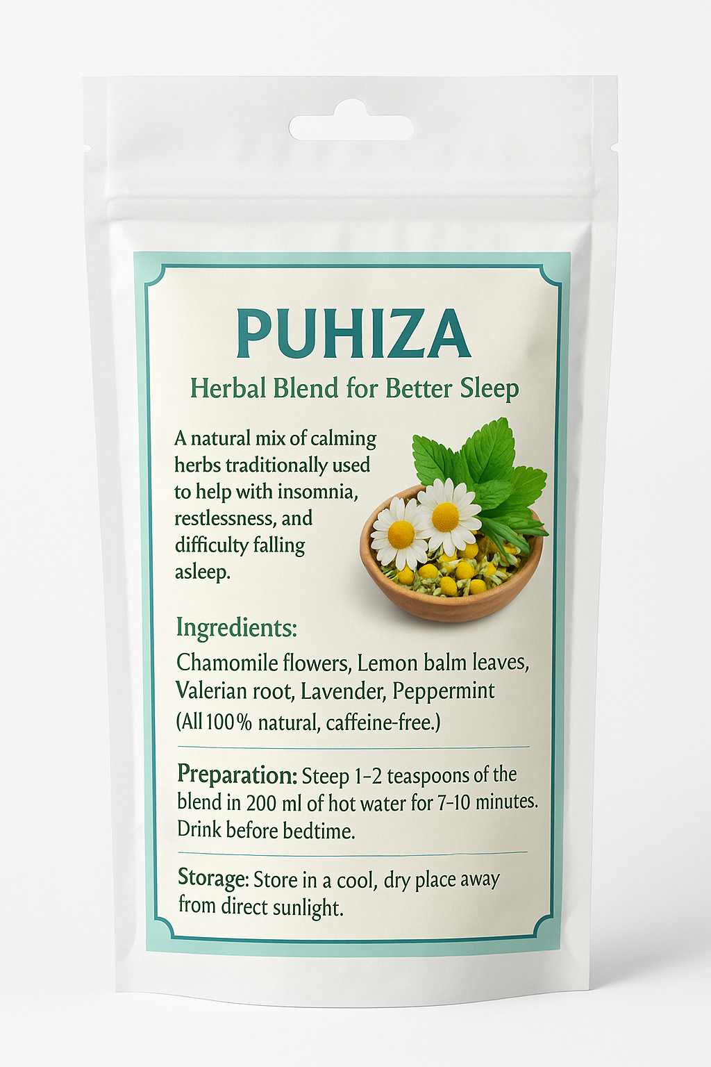 PUHIZA Herbal Sleep Blend - Herbal Supplements